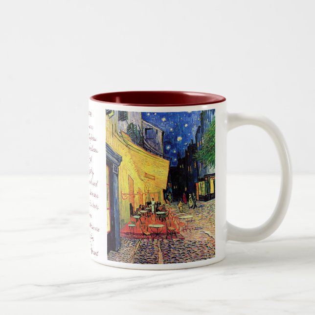 Cafe Terrace Two-Tone Coffee 11 ounce Mug (Right)