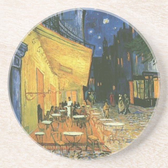 Cafe Terrace - Vincent van Gogh Coaster (Front)