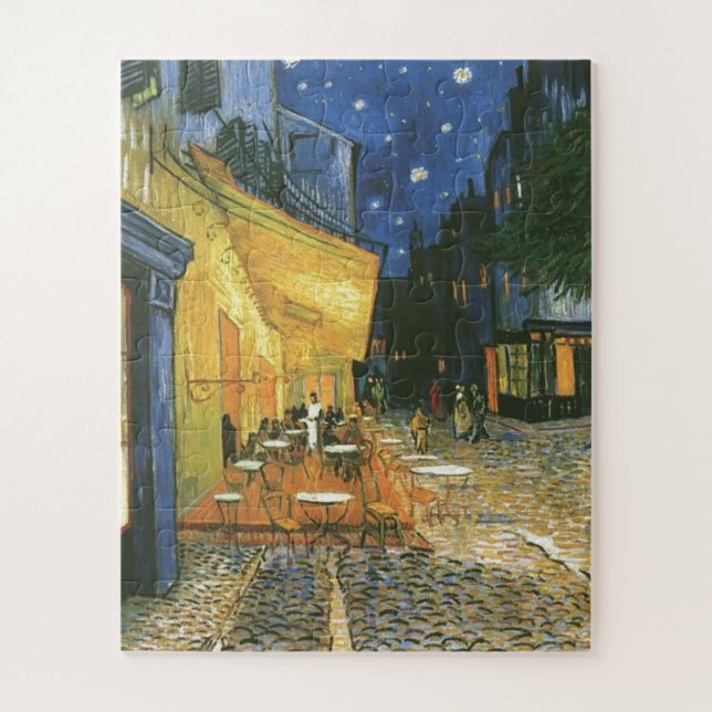 Cafe Terrace - Vincent van Gogh Painting Art Jigsaw Puzzle (Vertical)