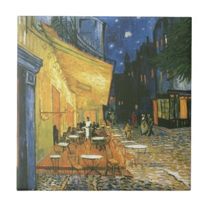 Cafe Terrace - Vincent van Gogh Tile