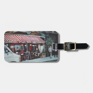 Cafe Tina's Twilight, NYC Luggage Tag
