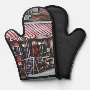 Cafe Tina's Twilight, NYC. Oven Mitt