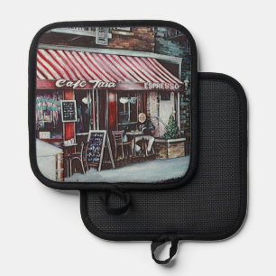 Cafe Tina's Twilight, NYC. Pot Holder