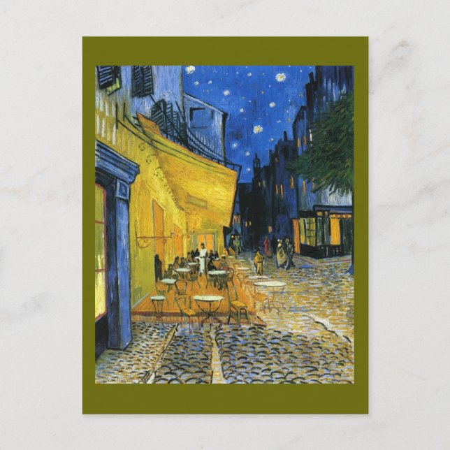 Cafe Under the Stars Postcard (Front)