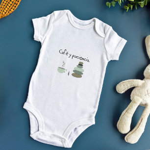 Café y Paciencia - Coffee and Patience Baby Bodysuit