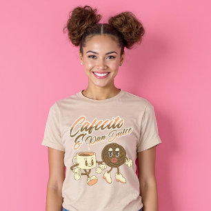 Cafecito & Pan Dulce Retro Spanish T-Shirt