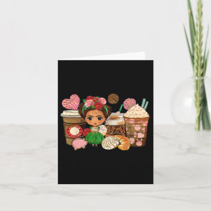 Cafecito Y Chisme Coffee Cups Mexico Cinco De Mayo Card