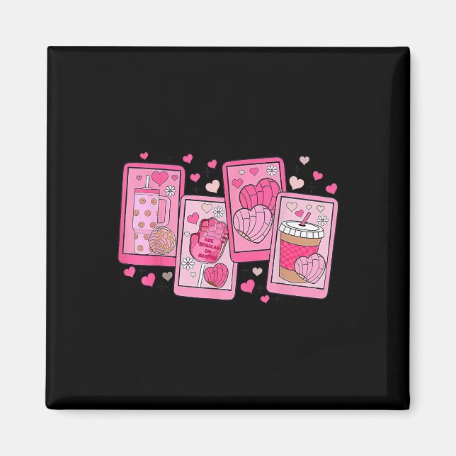 Cafecito Y Chisme Valentine  Magnet (Front)