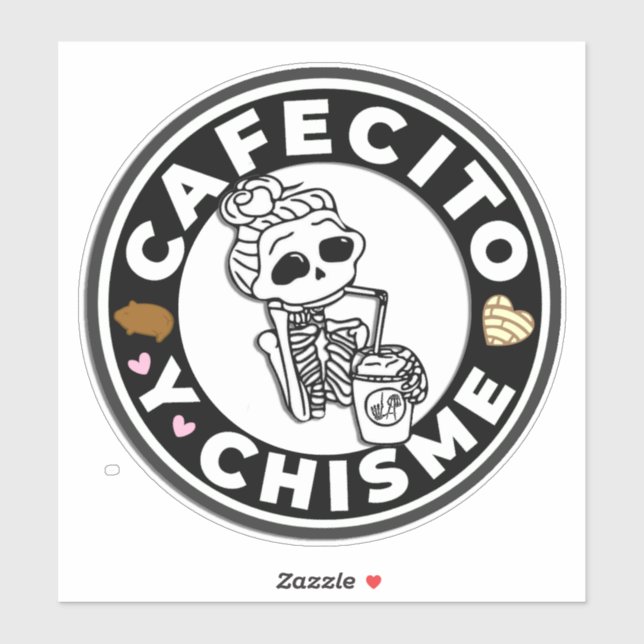 Cafesito y Chisme Car decal sticker (Sheet)