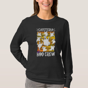 Cafeteria Boo Crew Teacher Lunch Lady Team Spooky  T-Shirt