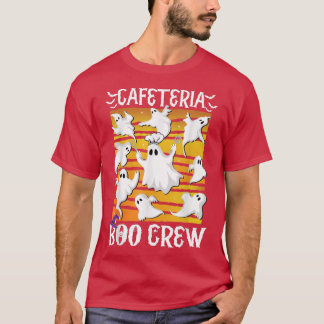 Cafeteria Boo Crew Teacher Lunch Lady Team Spooky  T-Shirt