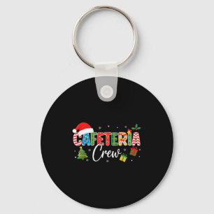Cafeteria Crew Christmas Holiday School Staff Food Key Ring