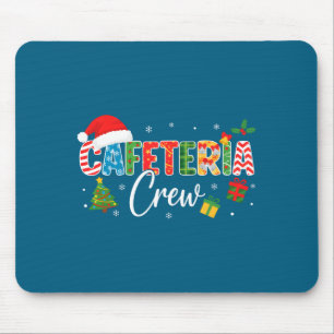 Cafeteria Crew Christmas Holiday School Staff Food Mouse Mat