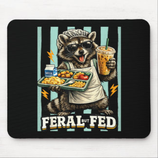 Cafeteria Crew Racoon Fvibesl But Fed Low Key Mouse Mat