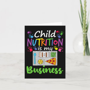Cafeteria Lunch Lady Child Nutrition Is My Busines Card