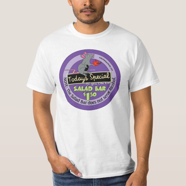 Cafeteria - Salad bar does not serve alcohol T-Shirt (Front)