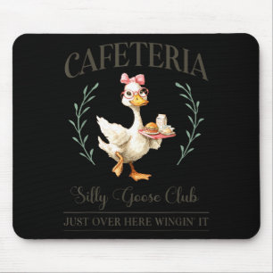 Cafeteria Silly Goose Club For School Lunch Lady  Mouse Mat
