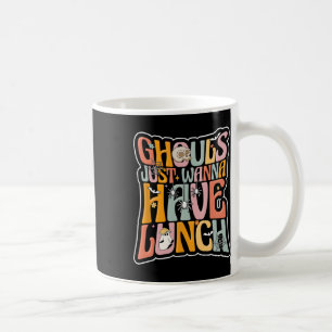 Cafeteria Worker Back To School Halloween Lunch La Coffee Mug