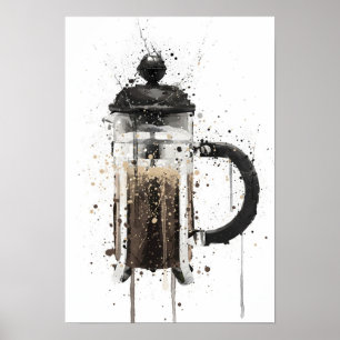 Cafetiere Poster
