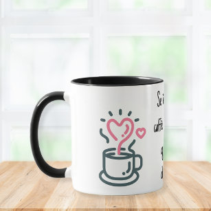 Caffè and interrogativi, Decorative Tazza Mug