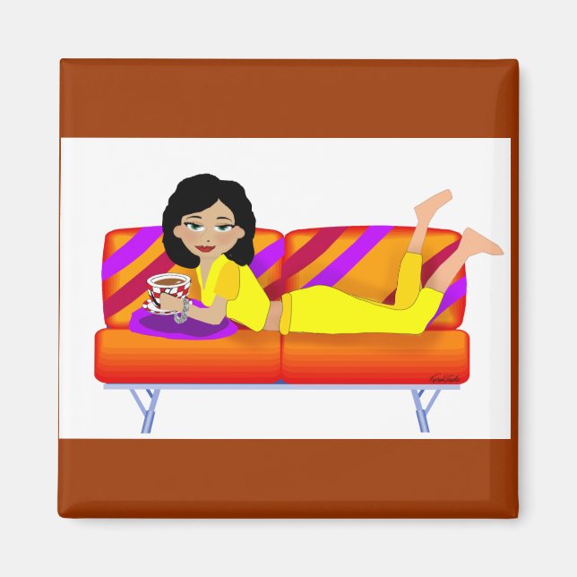 Caffe Diva Magnet (Front)