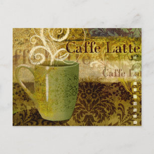 Caffe Latte Postcard