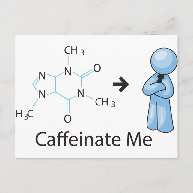 Caffeinate Me Postcard (Front)