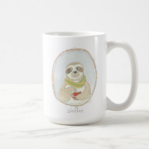 Caffeinated Cutie   Sloffee Coffee Mug