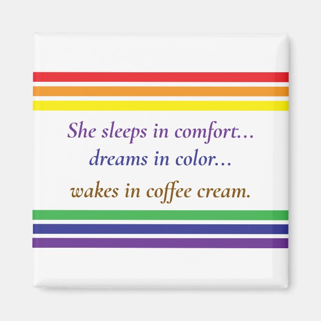 Caffeinated Dreamer Magnet (Front)
