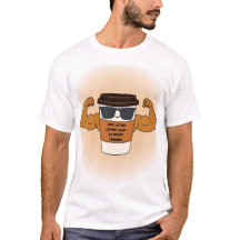 Caffeinated Gains T-Shirt – Gym Meets Java