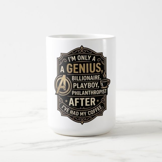 Caffeinators Assemble! Coffee Mug (Center)