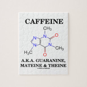 Caffeine A.K.A. Guaranine, Mateine and Theine Jigsaw Puzzle