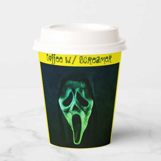 Caffeine Addict - Coffee Fix Paper Cups (Front)