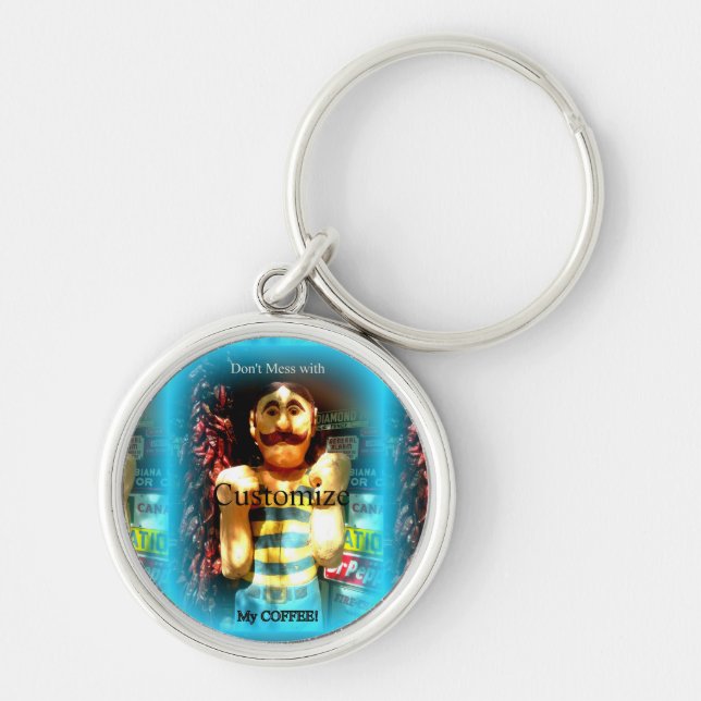 Caffeine addicts Thunder_Cove Key Ring (Front)