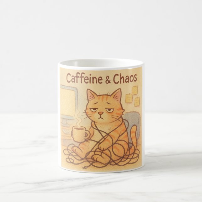 Caffeine and Choas Coffee Mug (Center)