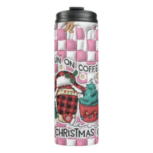 Caffeine and Christmas Cheer Thermal Tumbler