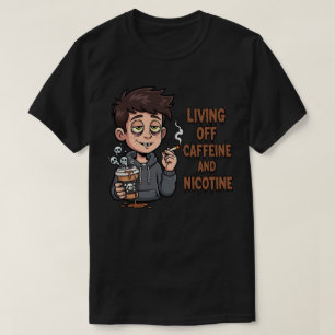 Caffeine and Nicotine Dark T-Shirt