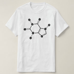 caffeine beans molecule T-Shirt