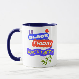 "Caffeine & Cart – Black Friday Hustle" Mug