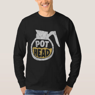 Caffeine Cbd Coffee Cup Humour Pun T-Shirt