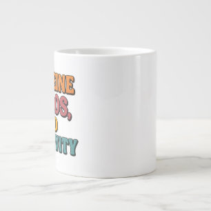 Caffeine Chaos and Creativity Mug – Funky Retro