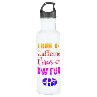 Caffeine, Chaos, Showtunes 710 Ml Water Bottle