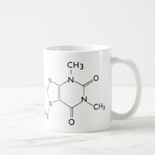 Caffeine Chemical Structure Mug