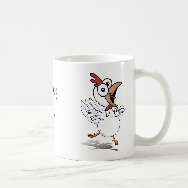 CAFFEINE CHICK! COFFEE MUG (Right)