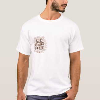 "Caffeine & Chill: Sip, Relax, Repeat" T-Shirt