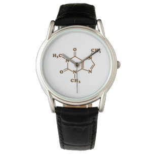 Caffeine Coffee Molecular Chemical Formula Watch