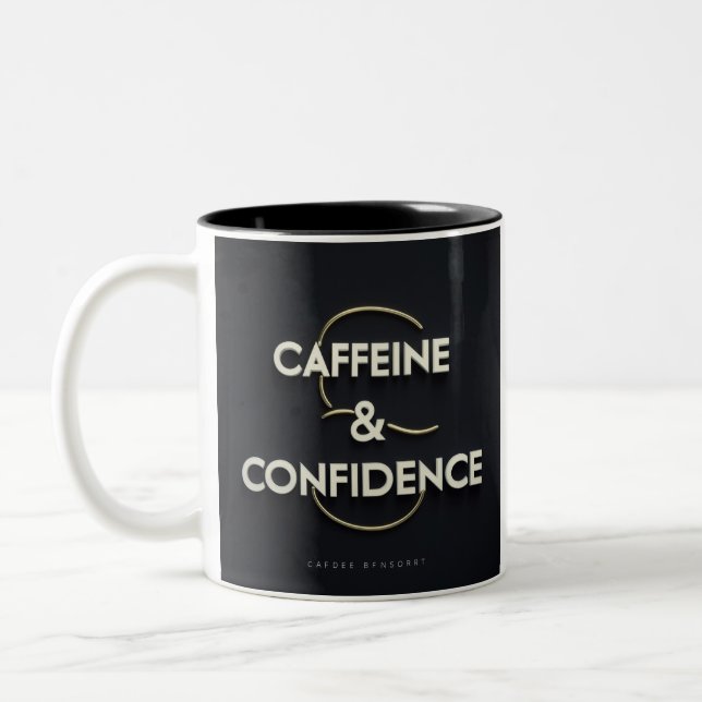 Caffeine & Confidence Mug  (Left)