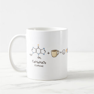 Caffeine Equation–Coffee Powers You Funny Science  Coffee Mug