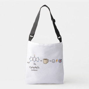 Caffeine Equation Tote Bag–Science Coffee Nerd Bag