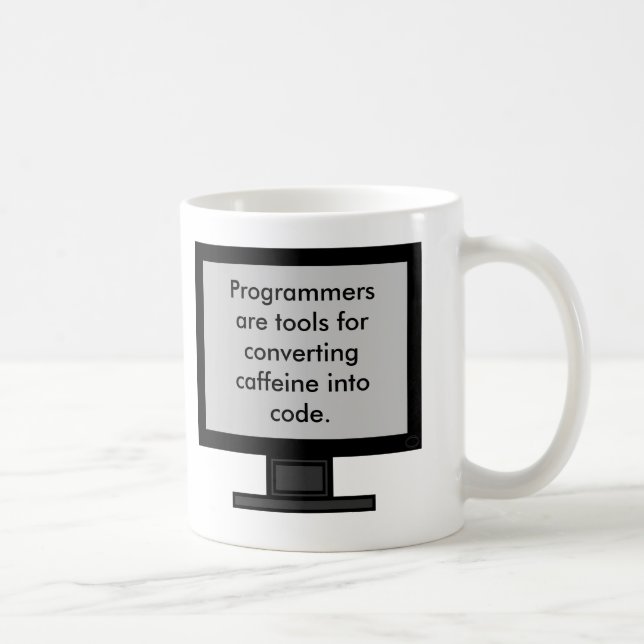 Caffeine into code Mug (Right)